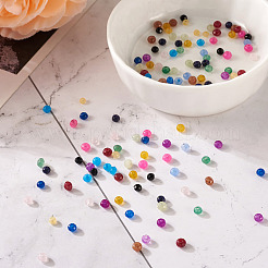490Pcs 14 Colors Imitation Jade Glass Beads Strands&nbsp;GLAA-CD0001-13