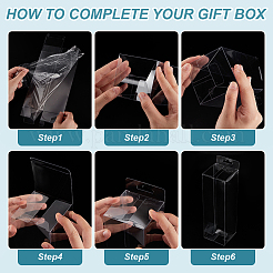Transparent Plastic PVC Box Gift Packaging&nbsp;LS-CON-WH0099-31B