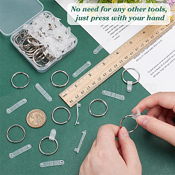 120Pcs Iron Split Key Rings&nbsp;KEYC-FG0001-18