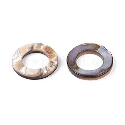 Natural Paua Shell Linking Rings&nbsp;SSHEL-N041-01A