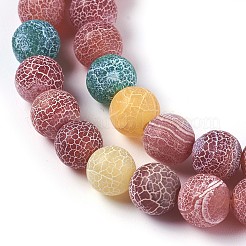 Natural Weathered Agate Beads Strands&nbsp;LS-G-P414-A02