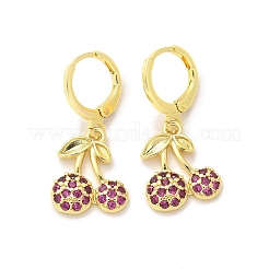 Brass Micro Pave Clear Cubic Zirconia Stud Earrings&nbsp;EJEW-P303-06G