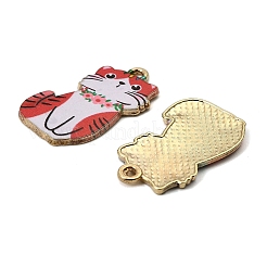 Alloy Enamel Pendants&nbsp;FIND-I064-03G-04