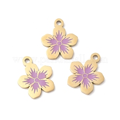 Ion Plating(IP) 316L Surgical Stainless Steel Charms&nbsp;STAS-H213-23G