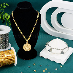 DIY Iron Cable Chains Necklaces/Bracelets Making Kits&nbsp;DIY-TA0011-77