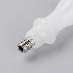 Natural Quartz Crystal  Handle&nbsp;DIY-WH0224-65A