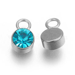 Glass Rhinestone Charms&nbsp;STAS-F189-P01