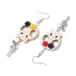 Brass Dangle Earrings&nbsp;EJEW-JE06039