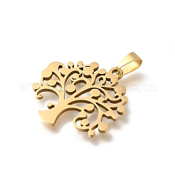 201 Stainless Steel Pendants&nbsp;STAS-R132-15G-03