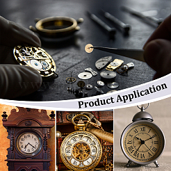 24Pcs 3 Styles Brass Clock Nut&nbsp;KK-BC0015-75