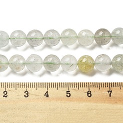 Natural Green Beryl Beads Strands&nbsp;G-F787-01-8mm