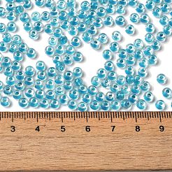 6/0 Transparent Inside Colours Glass Seed Beads&nbsp;SEED-P006-01A-08