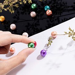 Glass Pearl Beads&nbsp;HY-PH0008-10mm-01M-WH