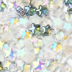 90Pcs 6 Styles Transparent Glass Beads&nbsp;GLAA-YW0003-63