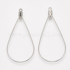 Tarnish Resistant 304 Stainless Steel Wire Pendants&nbsp;STAS-S103-08