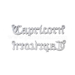 Non-Tarnish 304 Stainless Steel Connector Charms&nbsp;STAS-N095-136J