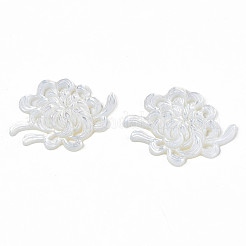Natural White Shell Cabochons&nbsp;SSHEL-N027-124-02