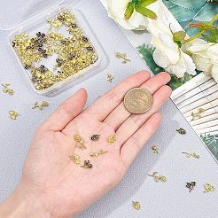 Flower Alloy Cabochons&nbsp;MRMJ-OC0001-96-RS