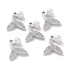Alloy Rhinestone Pendants&nbsp;ALRI-H004-02P