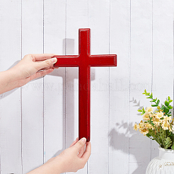 Wooden Cross Wall Decoration&nbsp;HJEW-WH0036-87