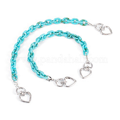 2Pcs Acrylic Link Bag Extender Chains&nbsp;HJEW-TAC0142