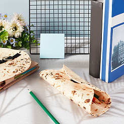 Funny Imitation Chinese Style Pancake Canvas Pen Roll Up&nbsp;LS-AJEW-WH0332-24