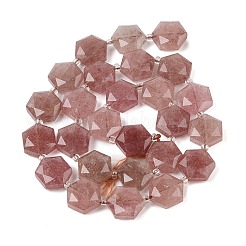 Natural Strawberry Quartz Beads Strands&nbsp;G-G144-A02-01