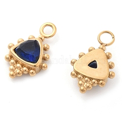 304 Stainless Steel Rhinestone Pendants&nbsp;STAS-Q340-06G-01