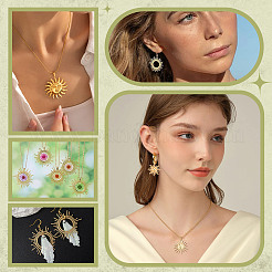 12Pcs 4 Styles Brass Pendants&nbsp;KK-AR0004-67
