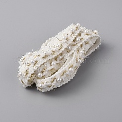 2 Yards Polyester Braided Lace Ribbons&nbsp;OCOR-WH0058-66C