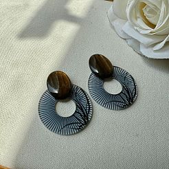 Acrylic Stud Earrings&nbsp;WGC276C-01