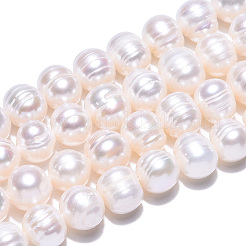 Natural Cultured Freshwater Pearl Beads Strands&nbsp;X-PEAR-N013-07N