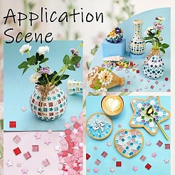 Mosaic Tiles Porcelain Cabochons&nbsp;DIY-YWC0009-01A