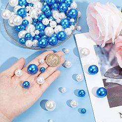 DIY Acrylic & ABS Plastic Imitation Pearl Round Beads Jewelry Making Finding Kit&nbsp;DIY-SC0024-60