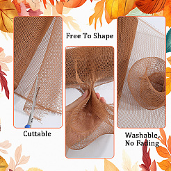 10 Yards Plastic Grid Mesh Flower Bouquets Wrapping Paper&nbsp;DIY-WH20010-09C