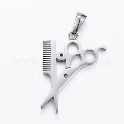 304 Stainless Steel Rhinestone Pendants&nbsp;STAS-P157-02P