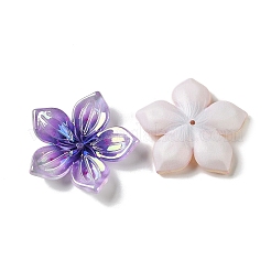 Printed Acrylic Bead Caps&nbsp;MACR-F087-03