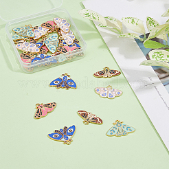 30Pcs 5 Styles Alloy Enamel Pendants&nbsp;ENAM-DC0001-70