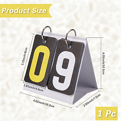 PVC with Paper Tabletop Flip Scoreboard&nbsp;AJEW-WH20054-114A
