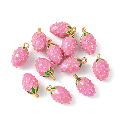 Brass Enamel Charms&nbsp;KK-G462-32MG
