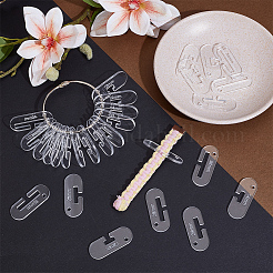 28Pcs Acrylic Band Weaving Width Gauge&nbsp;AJEW-OC0013-96B
