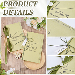Paper Wedding Vows Cards&nbsp;AJEW-CP0011-25A