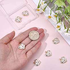 8Pcs Eco-Friendly Brass Micro Pave Cubic Zirconia Pendants&nbsp;KK-BBC0028-56