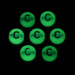 Luminous Frosted Acrylic Beads&nbsp;FACR-T008-02C