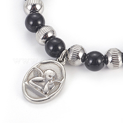 304 Stainless Steel Charm Bracelets&nbsp;BJEW-I268-08