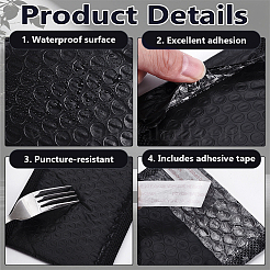 100Pcs Rectangle PO with PE Film Bubble Self Adhesive Bubble Mailers&nbsp;ABAG-NB0002-41