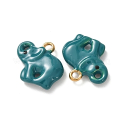 304 Stainless Steel Enamel Pendants&nbsp;STAS-Z193-12G-02B
