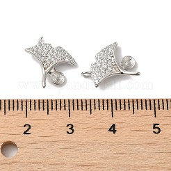 Rhodium Plated 925 Sterling Silver Charms&nbsp;STER-M114-02P