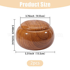 Resin Empty Boxes with Lid for Chinese Go&nbsp;CON-WH0092-95