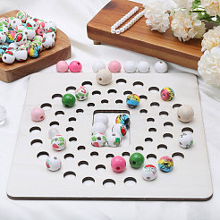 Wooden Bead Design Boards&nbsp;WOOD-WH0034-51